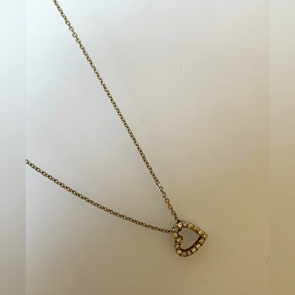 Diamond heart necklace